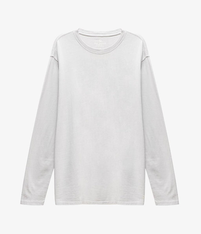 Polera Palm Manga Larga Beige