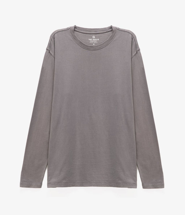 Polera Palm Manga Larga Gris