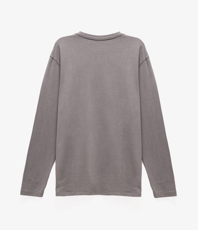 Polera Palm Manga Larga Gris