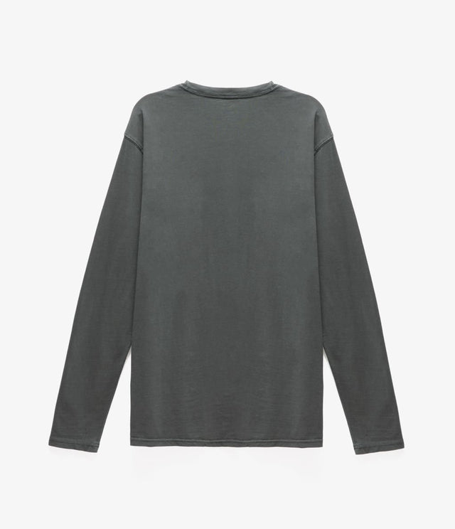 Polera Palm Manga Larga Verde Oscuro