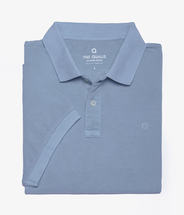 Polera Saud Grís Azulado - Polera