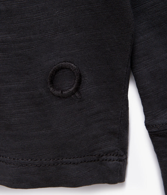 Polera Slub Manga Larga Gris - Polera