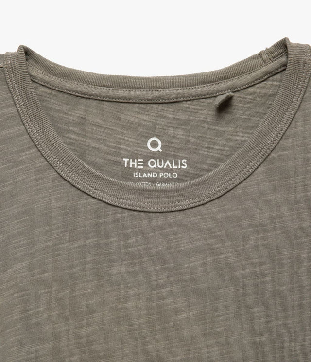 Polera Slub Manga Larga Verde - Polera