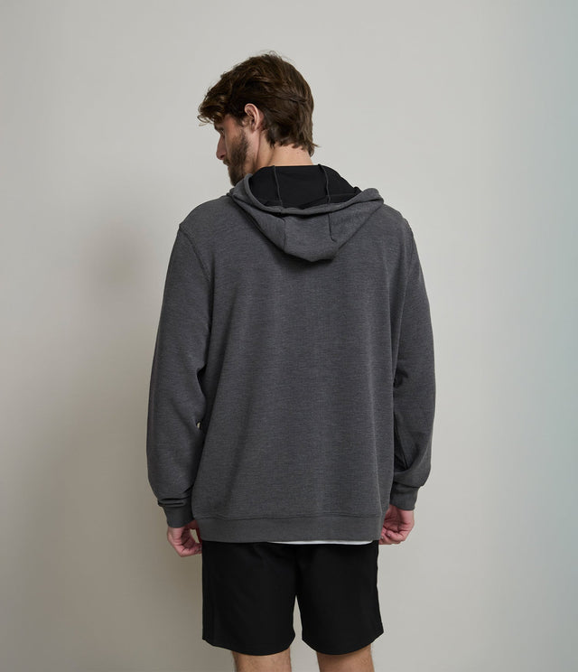 Poleron Shell Gris Petróleo - Poleron