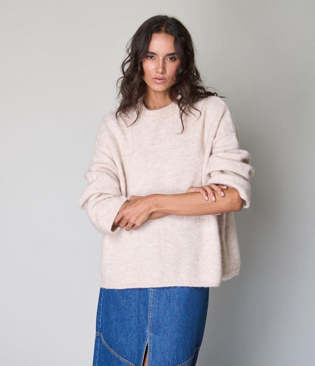 Sweater Berta Crema - Sweater Mujer