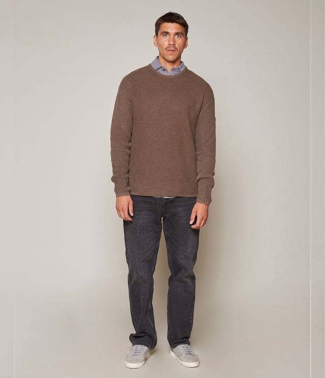 Sweater Waffle Verde Oliva - Sweater