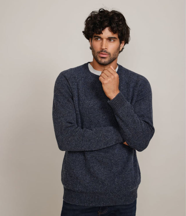 Sweater Land Wool Azul Oscuro - Sweater