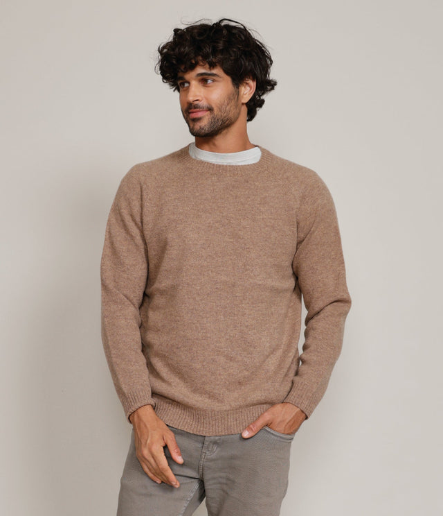Sweater Land Wool Café Claro - Sweater