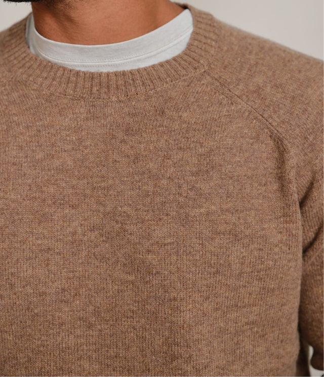 Sweater Land Wool Café Claro - Sweater