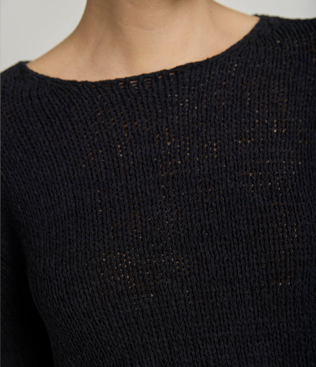 Sweater Cinta Negro - Sweater Mujer