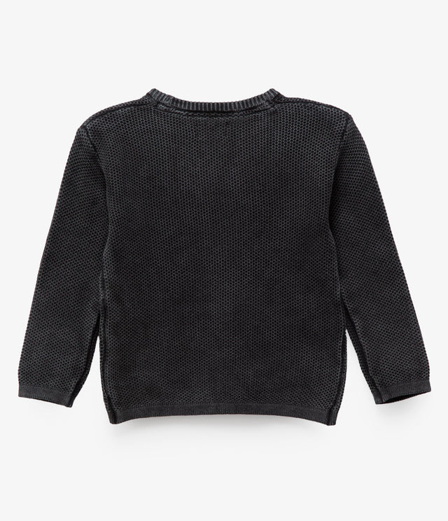 Sweater Waffle Negro Kids - Sweater
