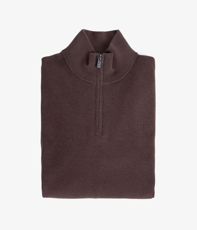 Sweater Tokio Half Zipper Terracota - Sweater