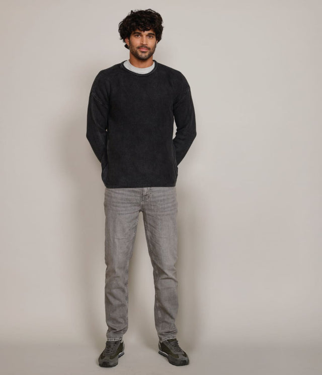 Sweater Waffle Negro - Sweater