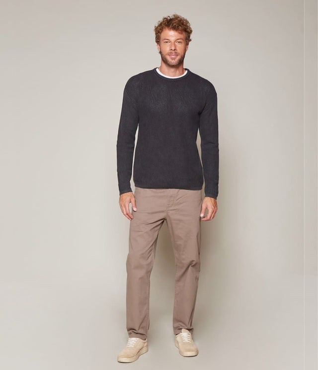 Sweater Waffle Negro - Sweater