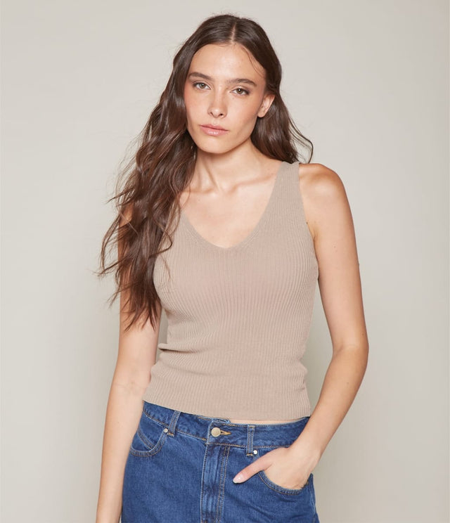 Top Clavel Tabaco - Blusa