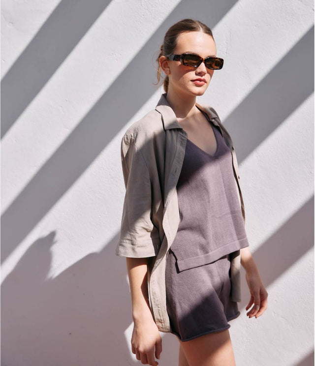 Tejido Lisboa Café - Polera