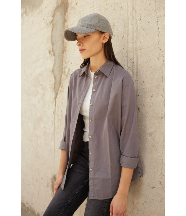 Blusa Alda Gris - Blusa