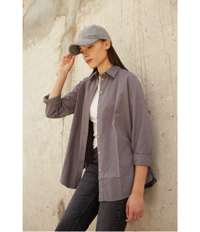 Blusa Alda Gris - Blusa