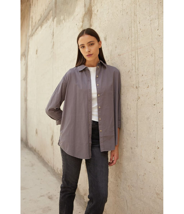 Blusa Alda Gris - Blusa