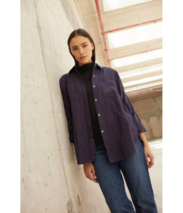 Blusa Sabah Azul Oscuro - Blusa