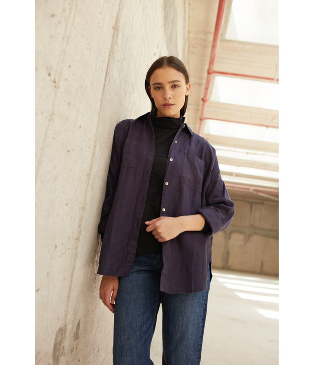 Blusa Sabah Azul Oscuro - Blusa