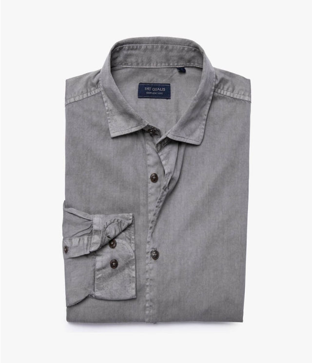 Camisa Afro Gris Claro - Camisa