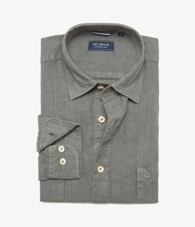 Camisa Overshirt Lino Verde - Camisa