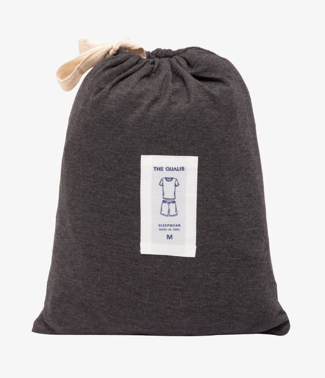 Pijama Hugh Gris Oscuro - Pijama Hombre