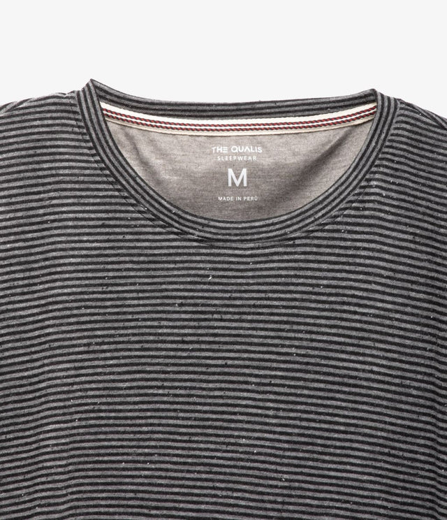 Pijama Hugh Gris Oscuro - Pijama Hombre