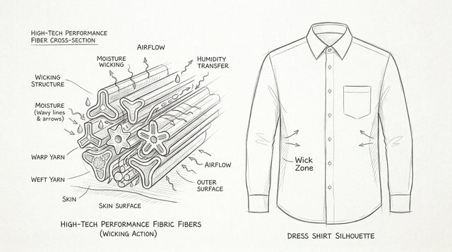 ¿Qué camisas se arrugan menos?