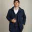Chaqueta Hombre Impermeable Azul
