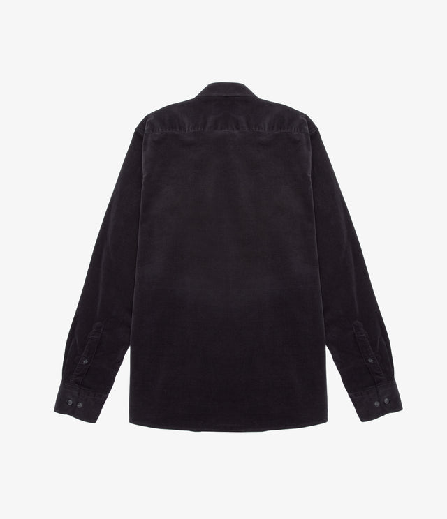 Camisa Hombre Algodón Cotelé Rob Gris Marengo
