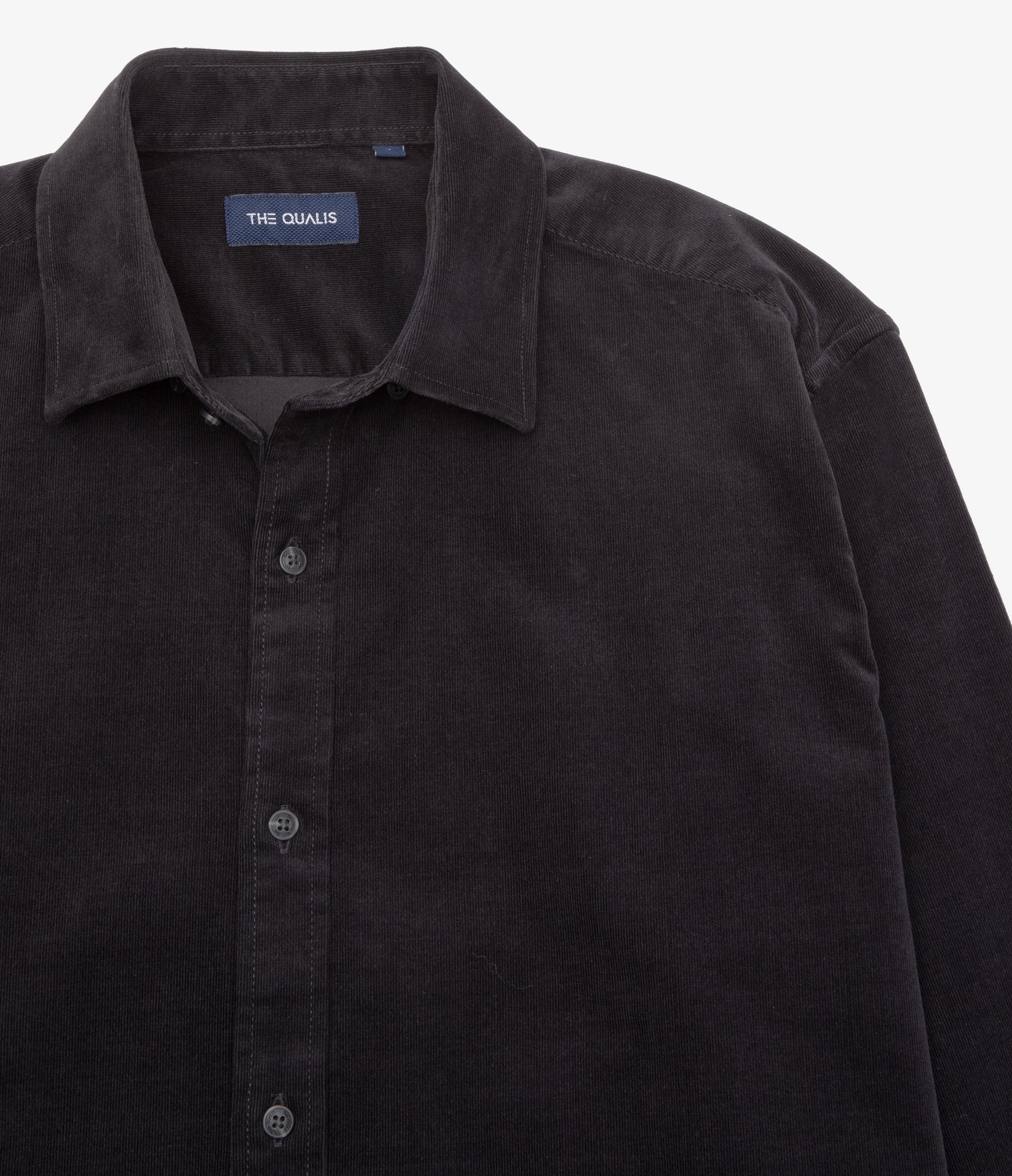 Camisa Hombre Algodón Cotelé Rob Gris Marengo
