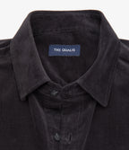 Camisa Hombre Algodón Cotelé Rob Gris Marengo