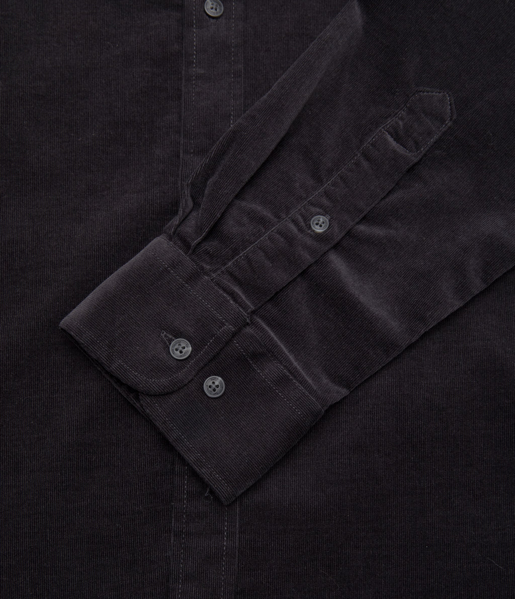 Camisa Hombre Algodón Cotelé Rob Gris Marengo