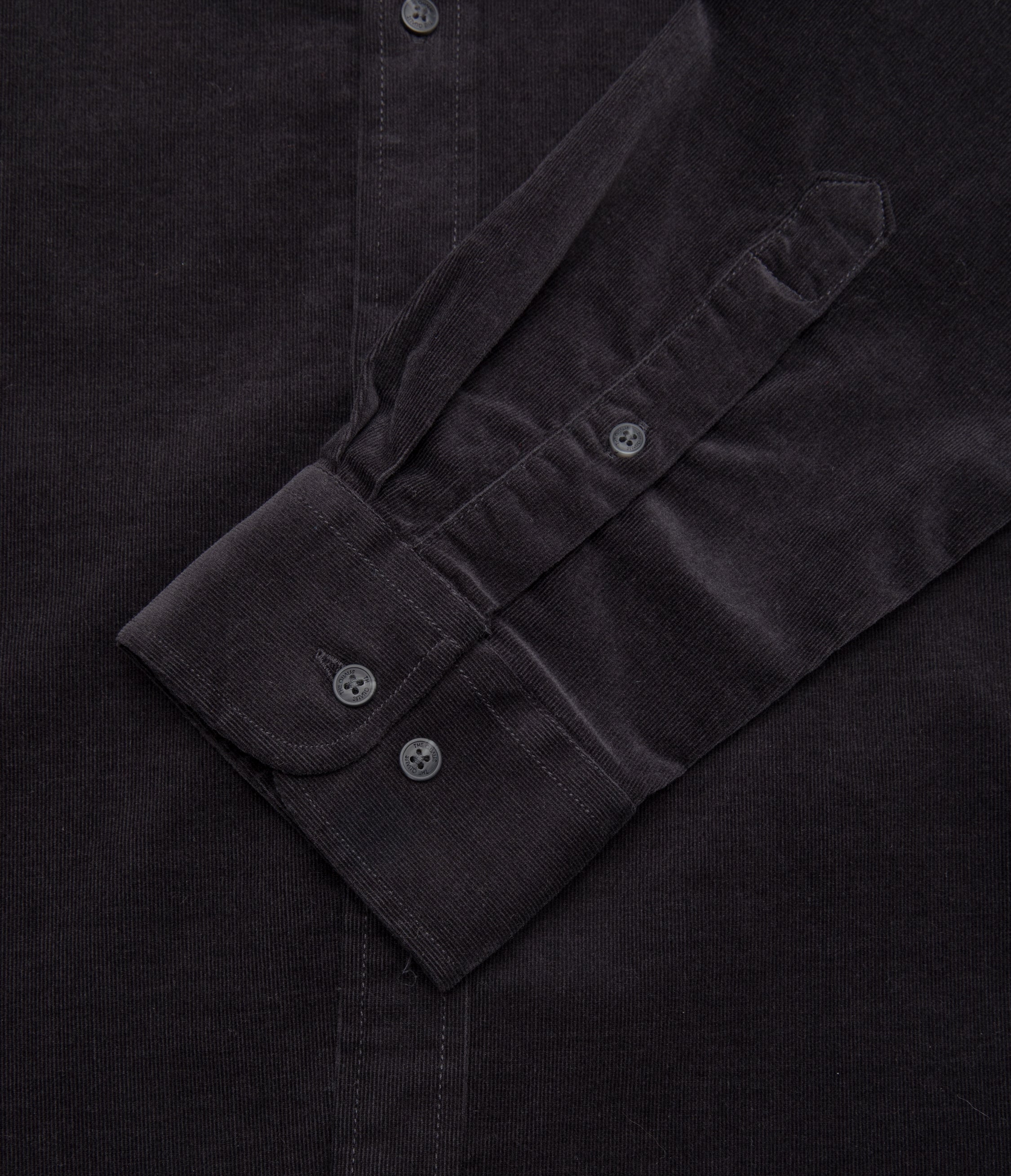 Camisa Hombre Algodón Cotelé Rob Gris Marengo