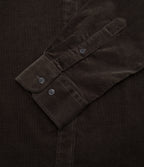 Camisa Hombre Algodón Cotelé Rob Verde Oscuro