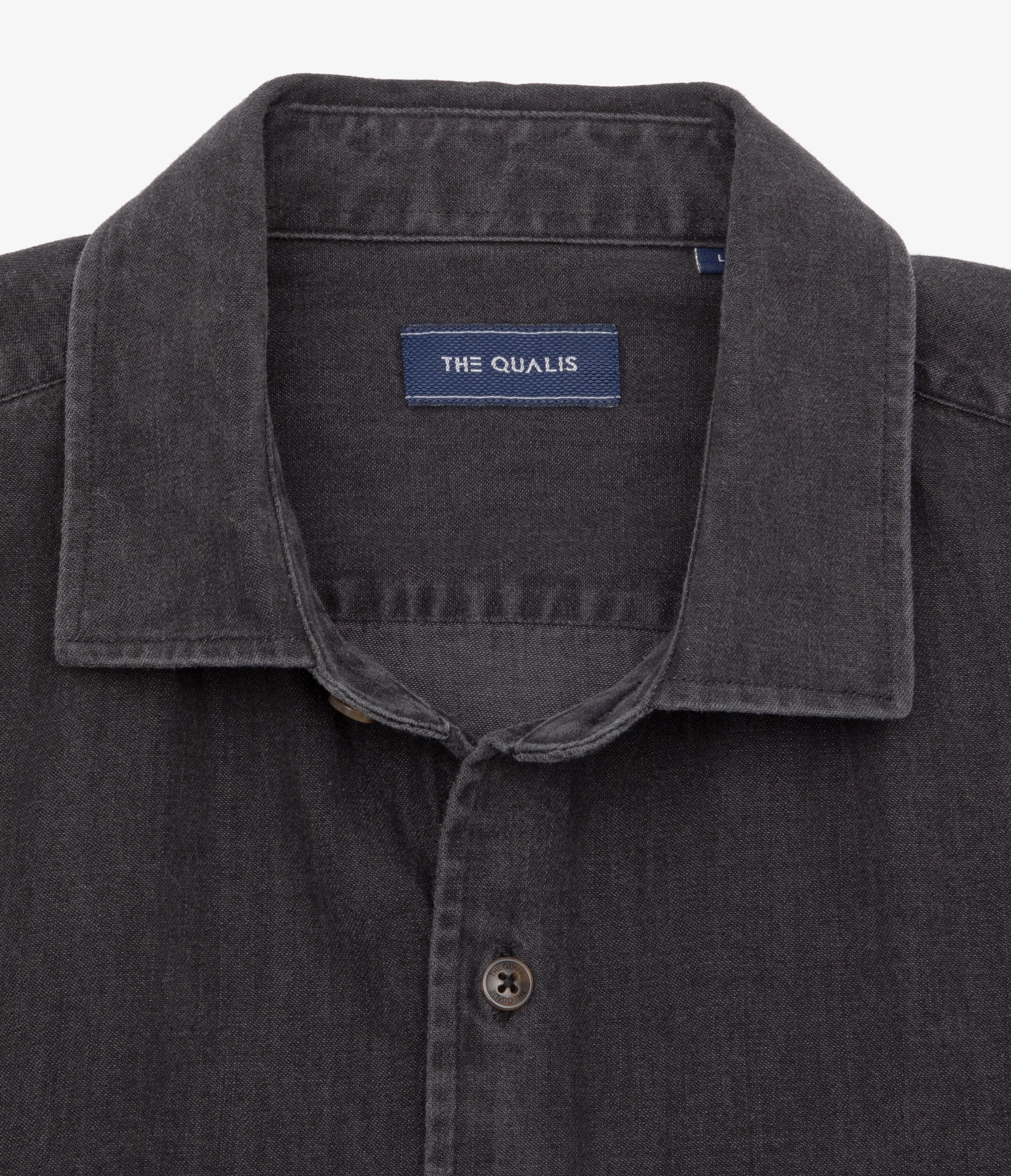 Camisa Hombre Denim Manga Larga Colt Negro