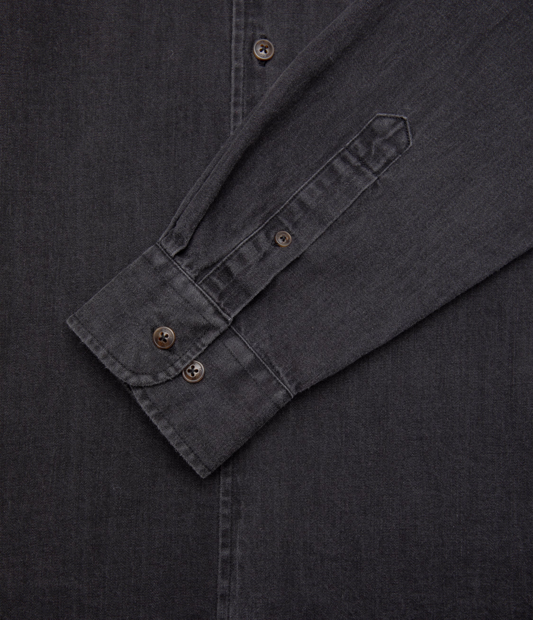 Camisa Hombre Denim Manga Larga Colt Negro