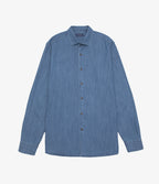 Camisa Hombre Denim Manga Larga Colt Azul
