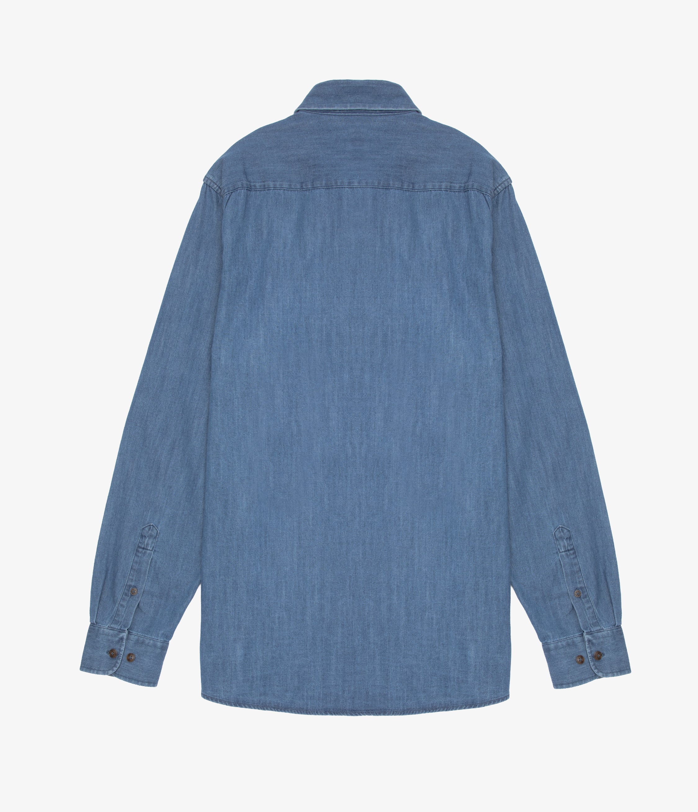Camisa Hombre Denim Manga Larga Colt Azul