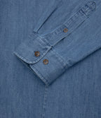 Camisa Hombre Denim Manga Larga Colt Azul