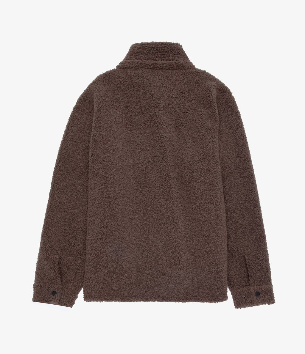 Chaqueta Hombre Sherpa Café