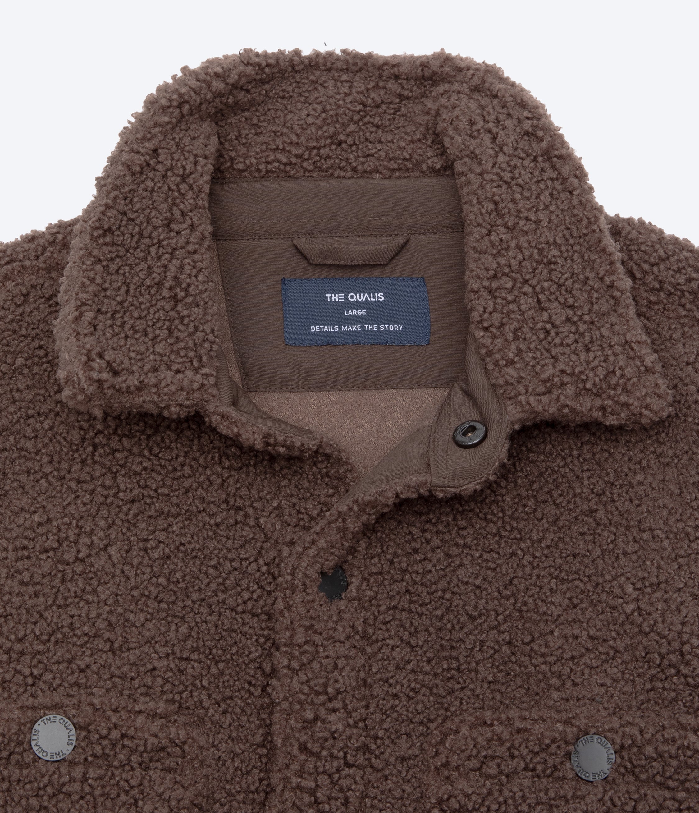 Chaqueta Hombre Sherpa Café