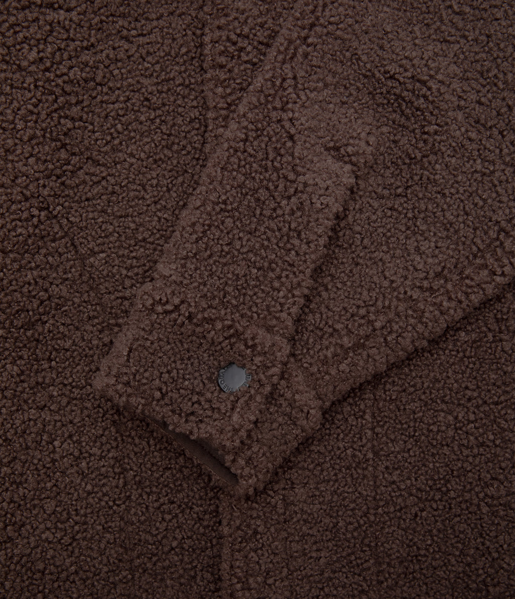 Chaqueta Hombre Sherpa Café