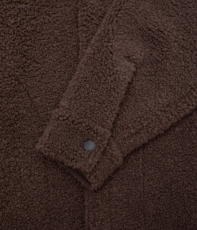 Chaqueta Hombre Sherpa Café