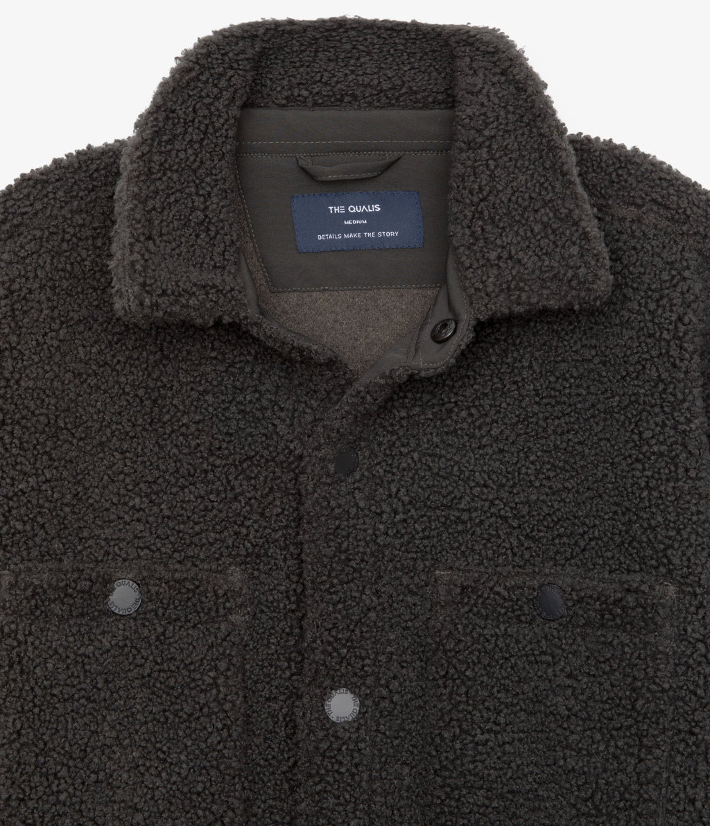 Chaqueta Hombre Sherpa Verde