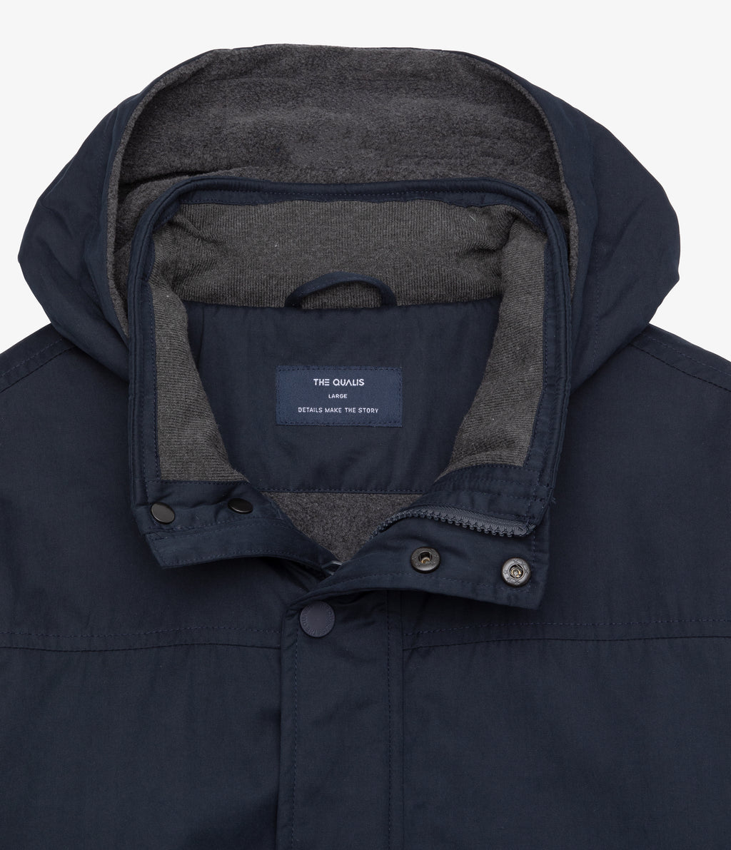 Chaqueta Hombre Impermeable Azul