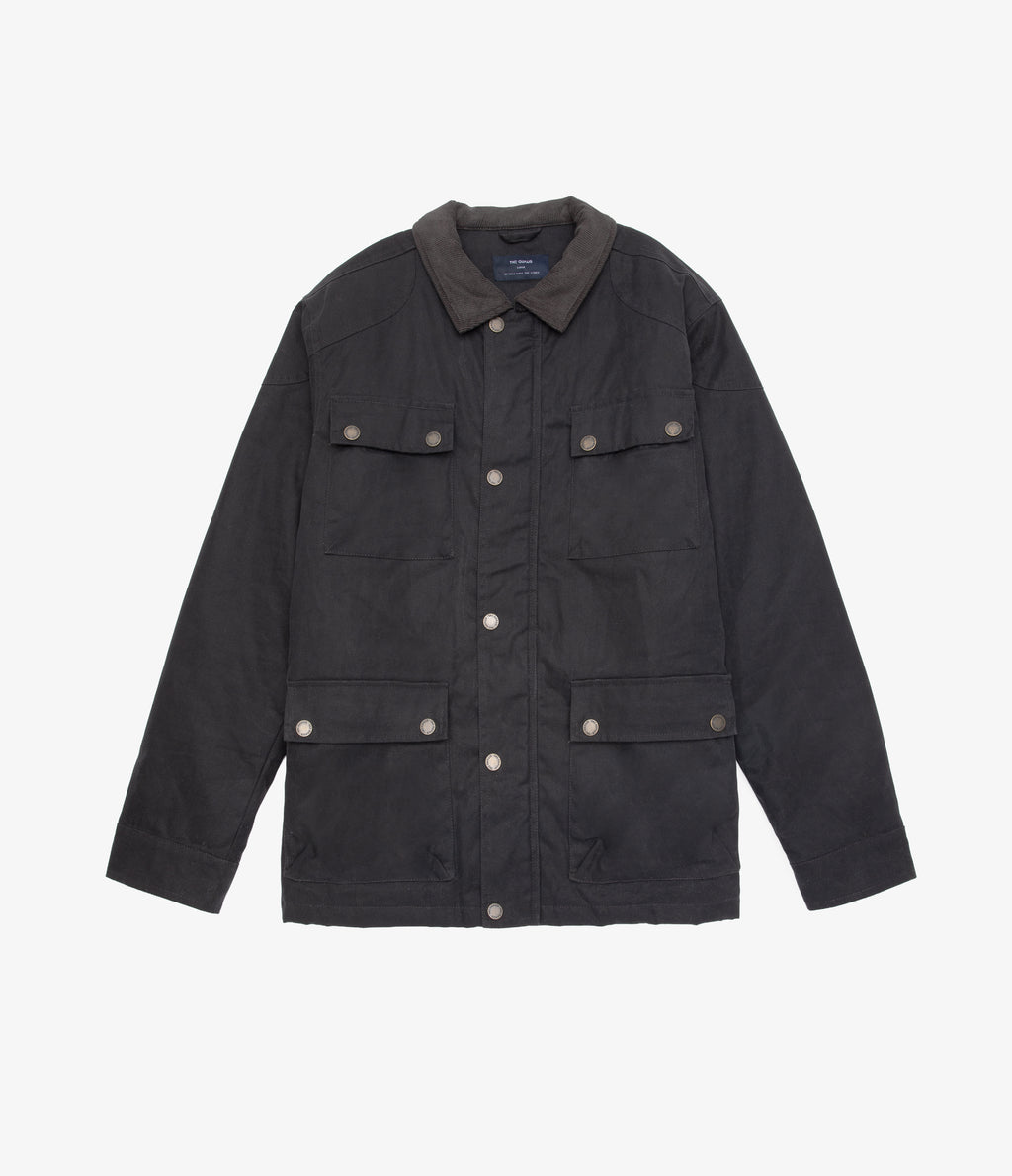 Chaqueta Hombre Wax Theo Negro