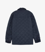 Parka Hombre Quilted Abotonada Azul Marino